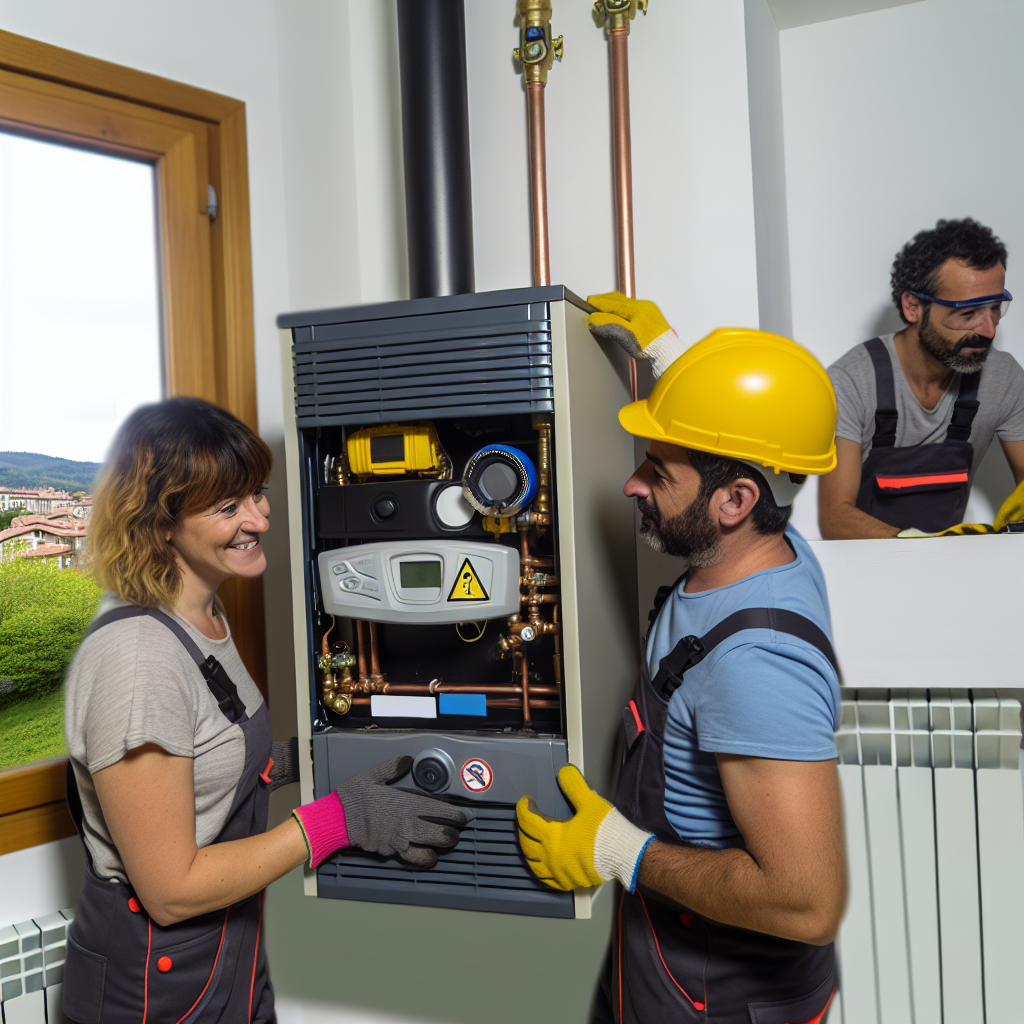 Instalación de calderas de gas en Zumarraga